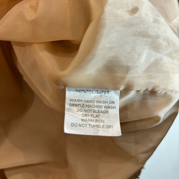 I AM GIA Sz XS Oversized Sherpa Teddy Tan Colourway Patch Pockets Jacket Coat - Picture 11 of 12